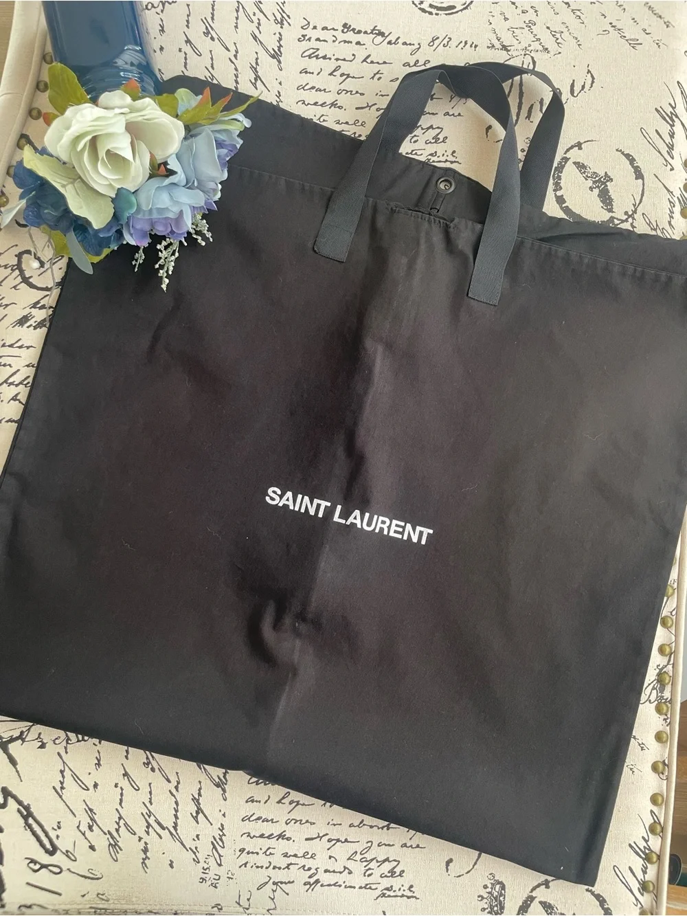 Saint Laurent Black Suit & Dress Travel Garment Bag